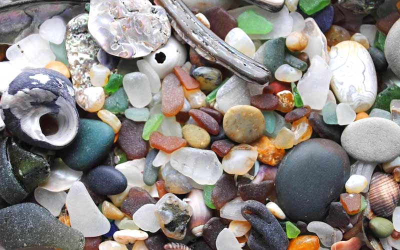 beach glass finds