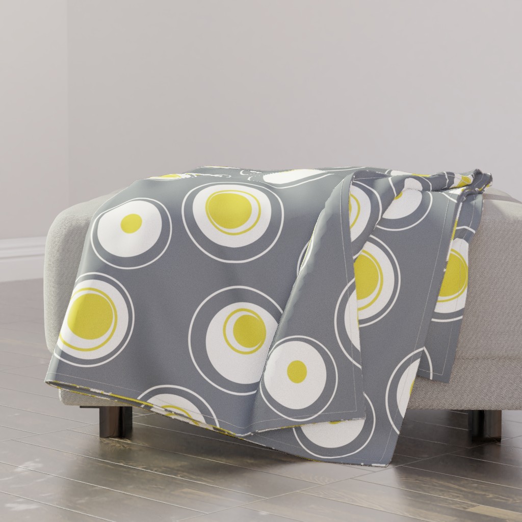 hard boiled egg throw blanket