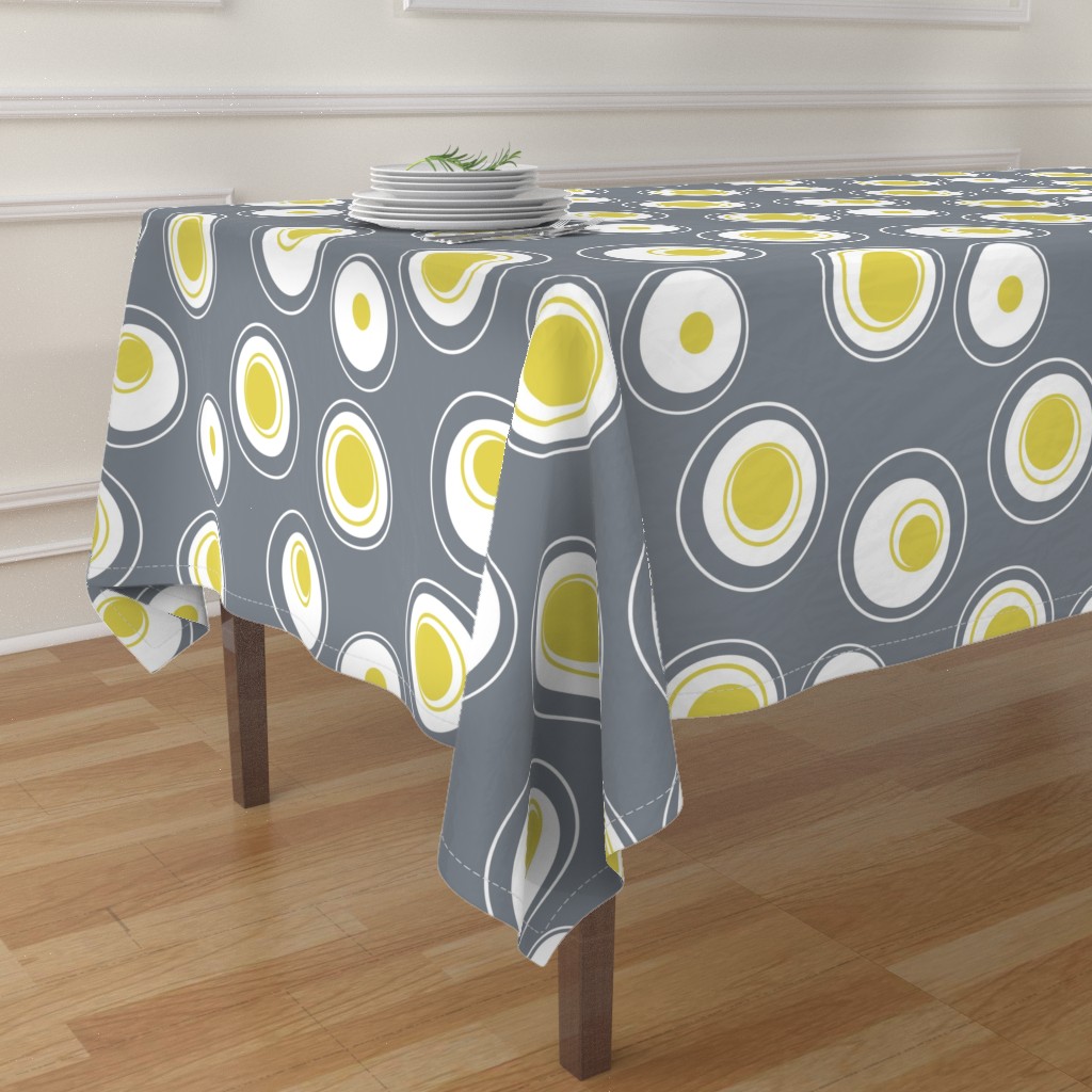 table cloth contemporary circles