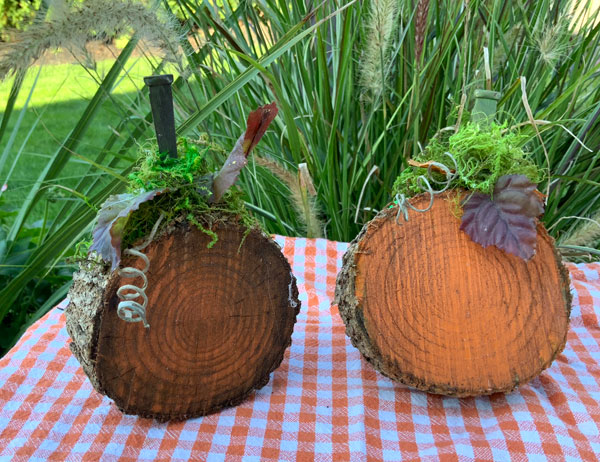 wooden pumpkins project