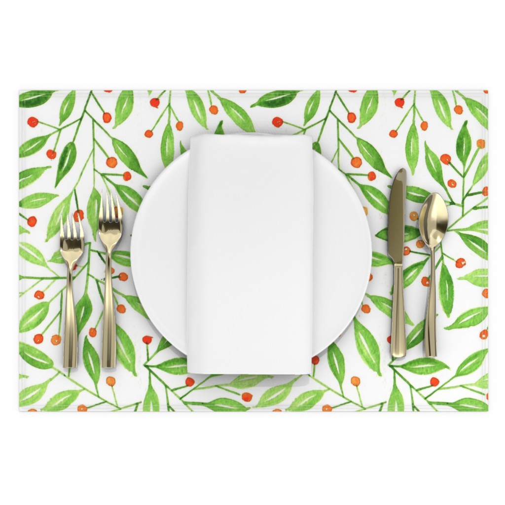 wild meadow berries place mat