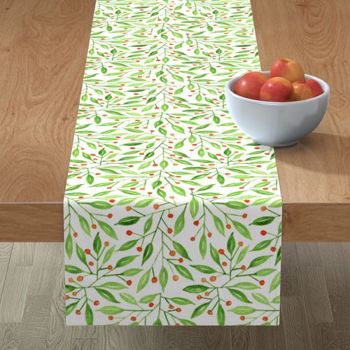 wild meadow berries table runner