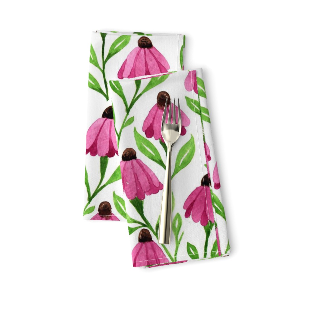 cone flowers napkins