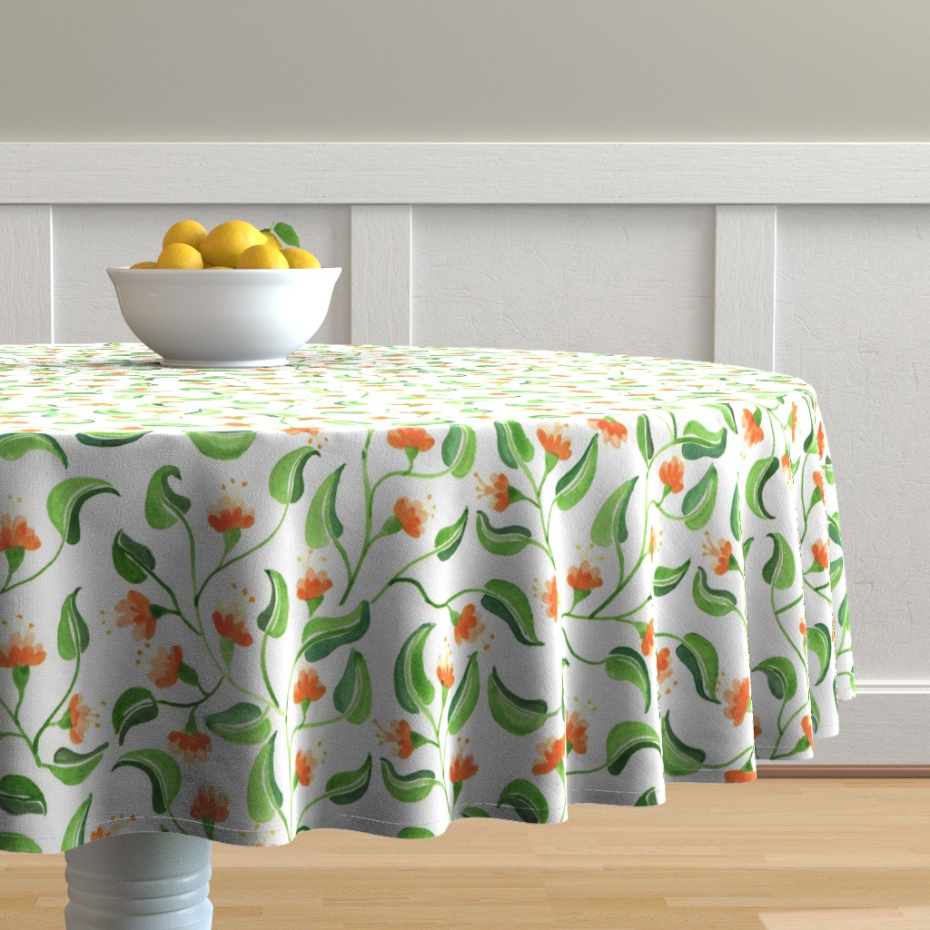 Jewel weed table cloth