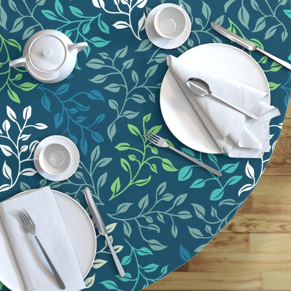 leafy lovilness table cloth