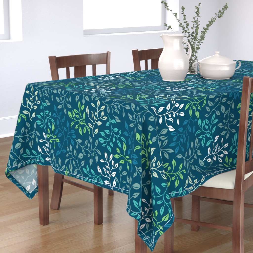 leafy lovilness table cloth