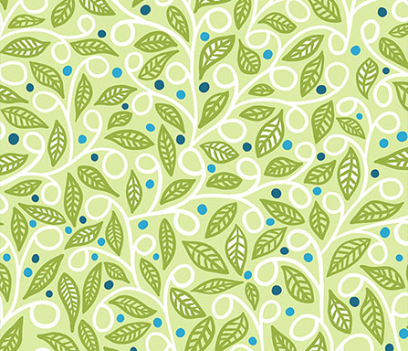 spreing leaves fabric