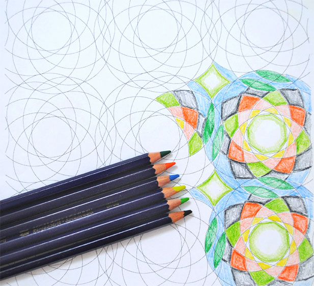 geometric coloring sheets