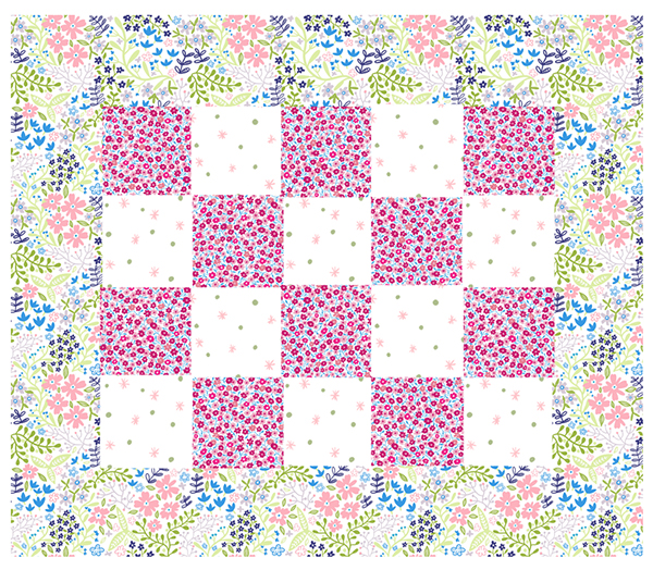 cheater quilt springtime collection